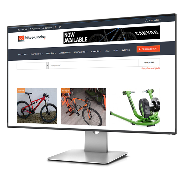 The main Online Bike MarketPlace in Portugal has a New Website 