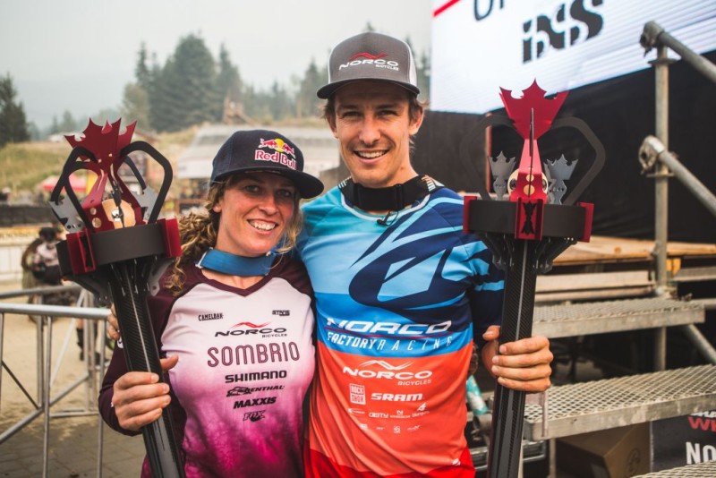 Jill Kintner and Sam Blenkinsop crowned 2018 King and Queen of Crankworx