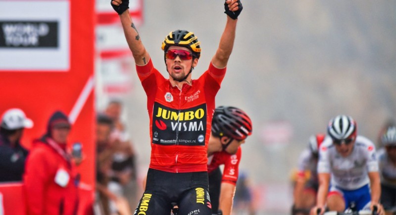 Roglic rewards Impressive Teamwork with Stage Win in UAE Tour