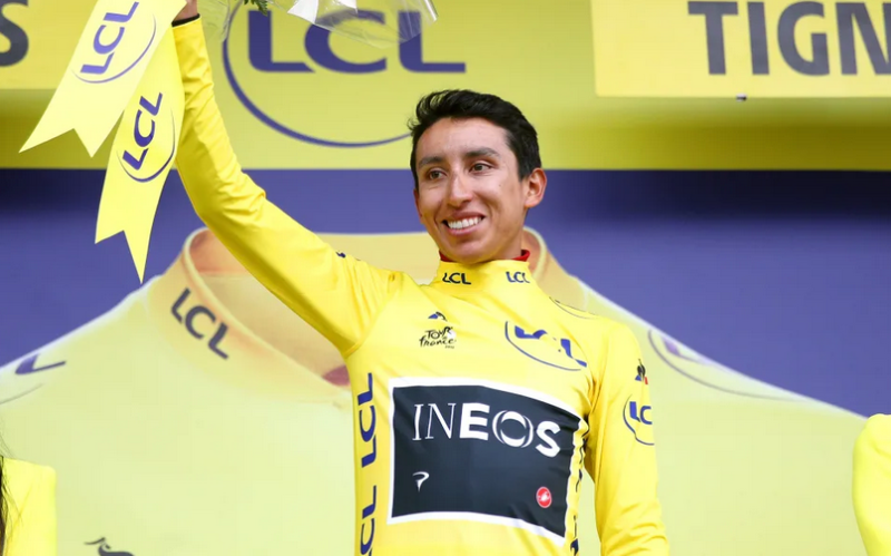 Bernal Rides Into Yellow
