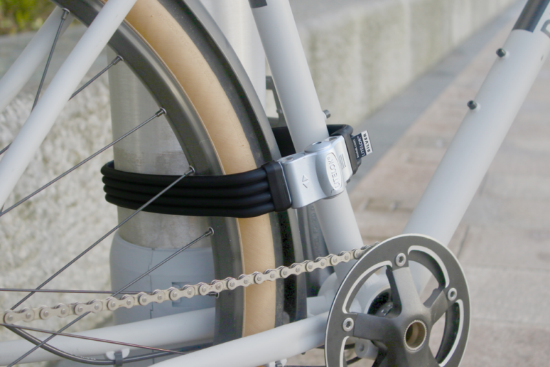 Litelok Flexi-U Silver - The World's First Flexible, Insurance Rated U-lock