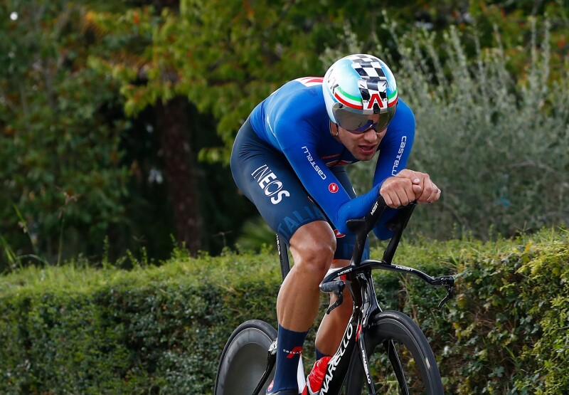 Dominant Ganna Storms to Worlds TT Gold