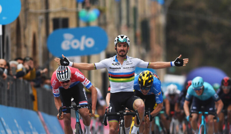 Tirreno-Adriatico: The Rainbow Jersey Shines in Italy