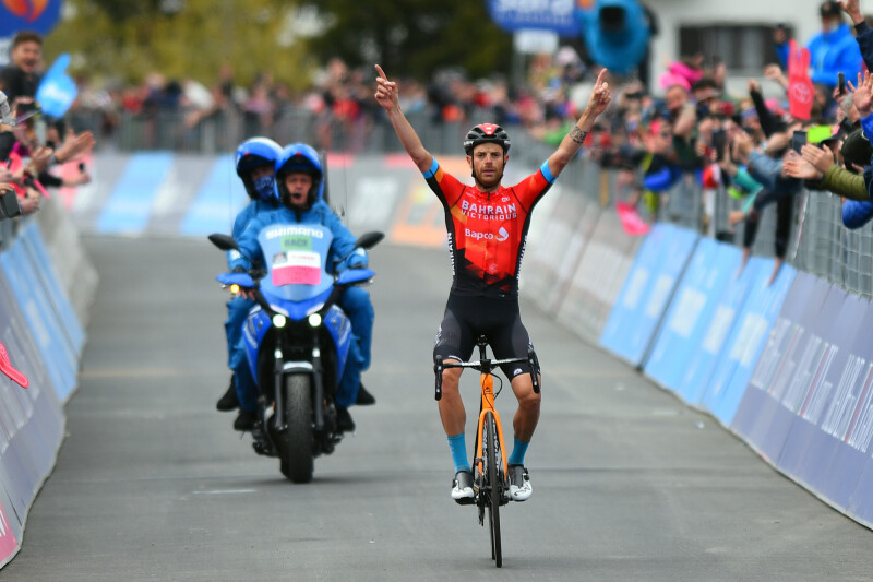 Damiano Caruso Wins Penultimate Stage of Giro d’Italia and Solidifies Podium Position in GC