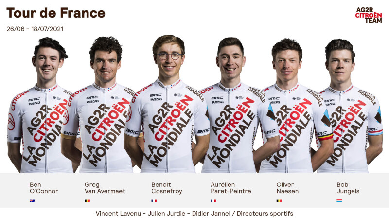 The First Six Riders Chosen for the Tour de France 2021