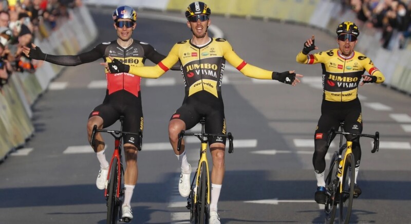 Laporte, Roglic and Van Aert Secure Yellow and Black Podium in Paris-Nice