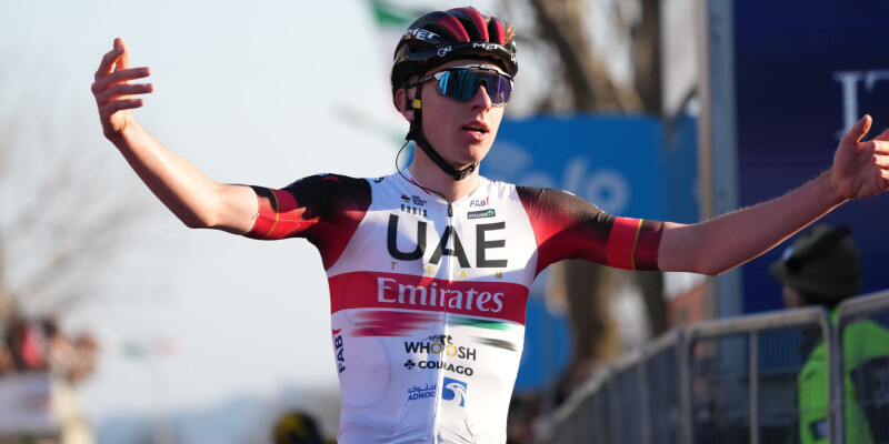 Tadej Pogačar Wins Stage 4 of the Tirreno-Adriatico and Becomes the New Maglia Azzurra