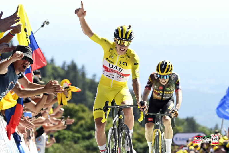 Pogačar Conquers La Super Planche des Belles Filles