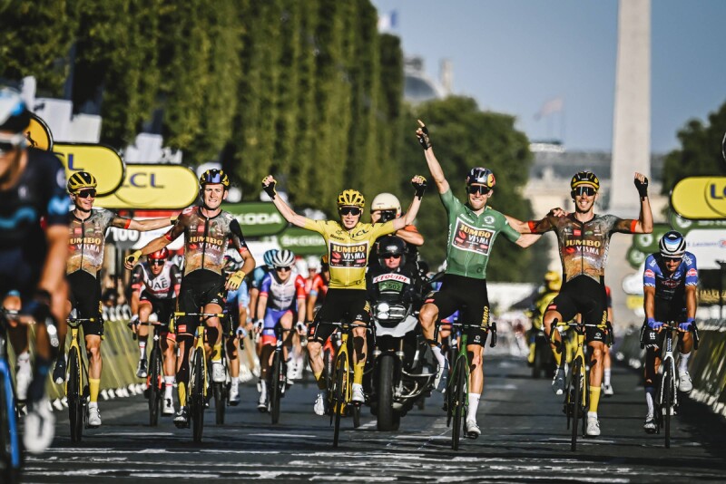 Jasper Philipsen and Jonas Vingegaard Crowned in Paris