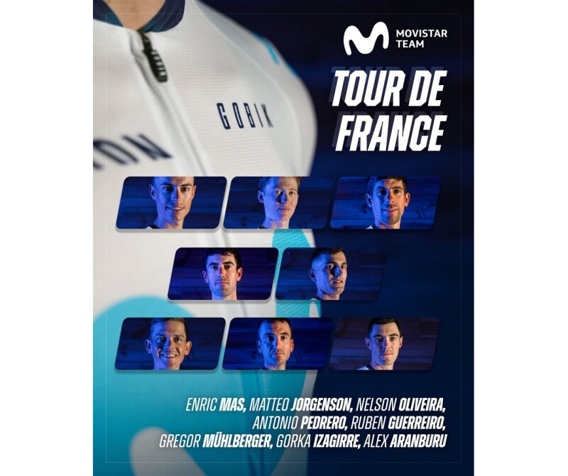 Movistar Team Heads Into Home Grand Départ for 2023 TDF