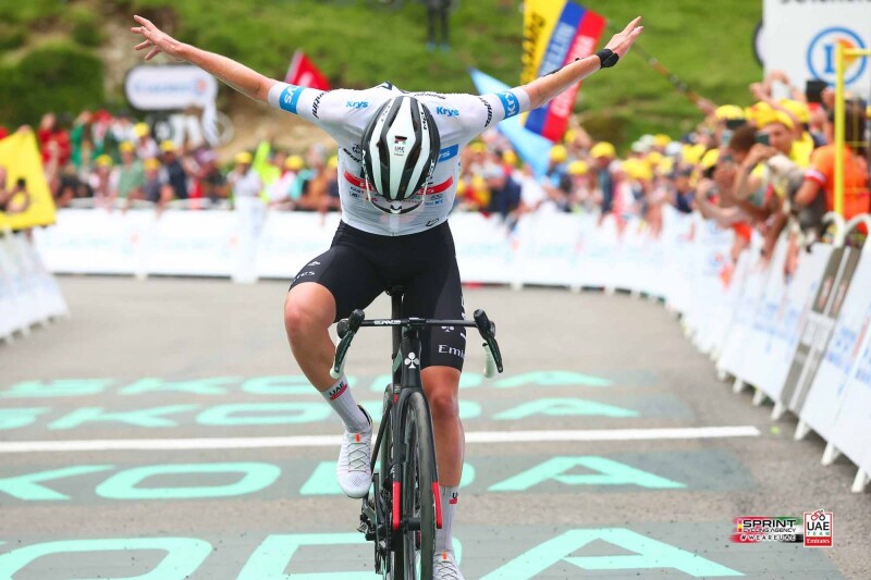 Solo Victory for Pogačar at Cauteret Cambasque