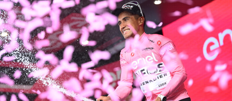 Narvaez wins stage one to take maglia rosa