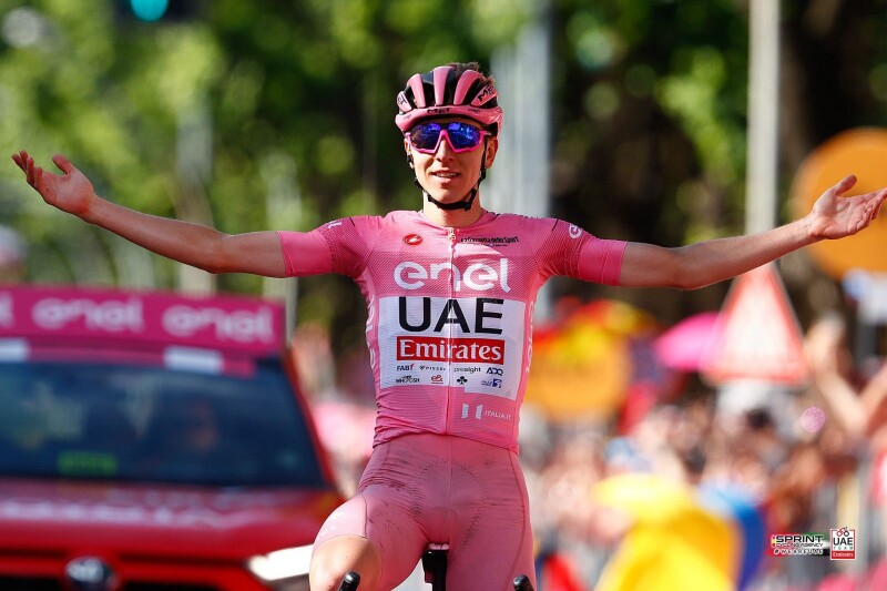 Sixth victory for Pogačar at the Giro d’Italia