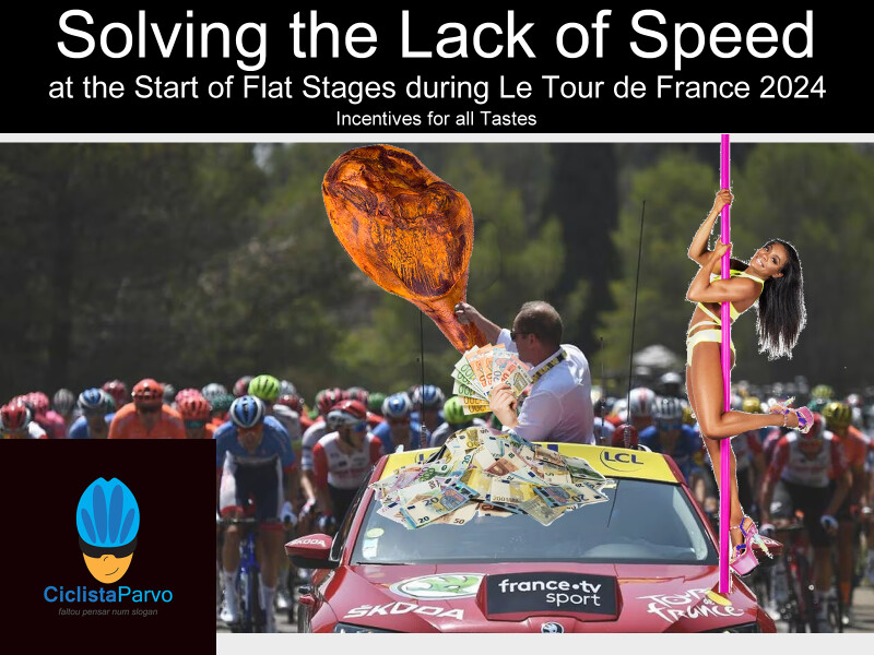 Solving the Lack of Speed at the Start of Flat Stages during Le Tour de France 2024