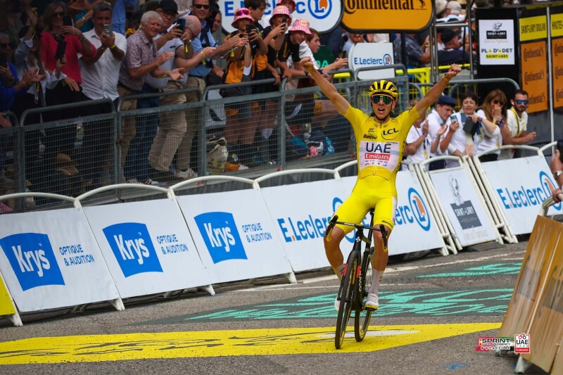 Pogačar steals the show in first day in Pyrenees