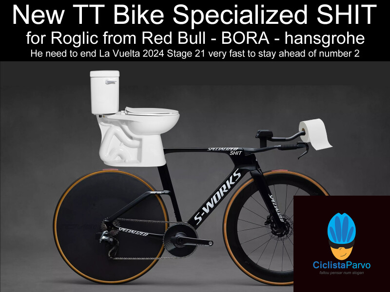New TT Bike Specialized SHIT for Roglic