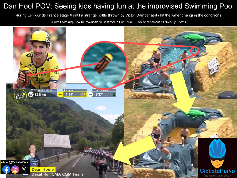 Daan Hoole POV: Seeing kids having fun at the improvised Swimming Pool