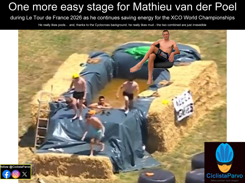 One more easy stage for Mathieu van der Poel