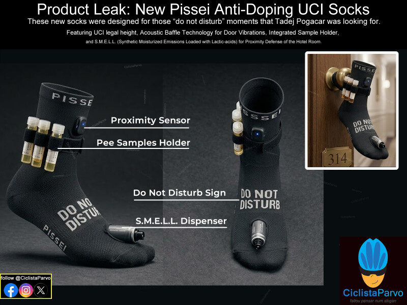 Product Leak: New Pissei Anti-Doping UCI Socks