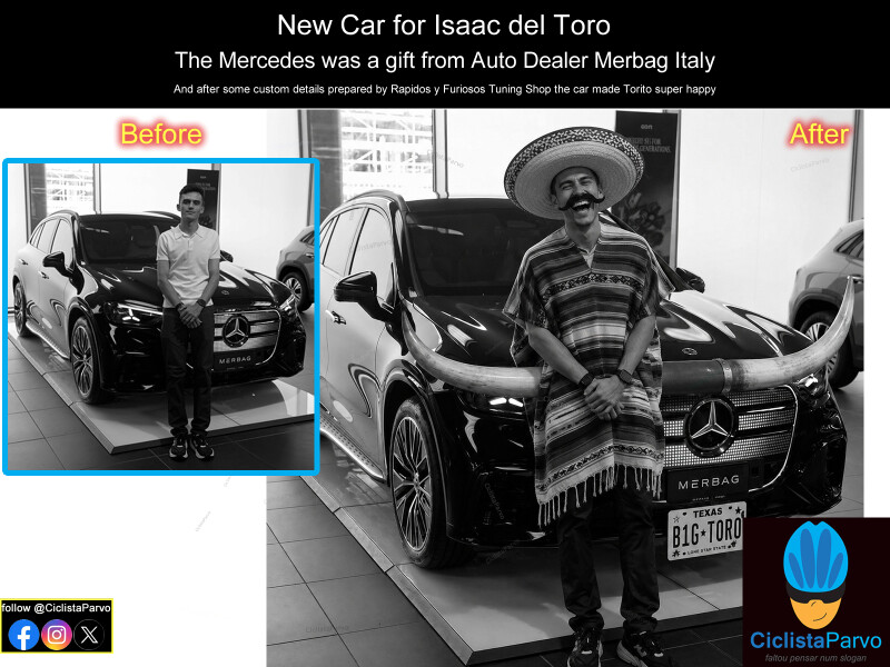 New Car for Isaac del Toro