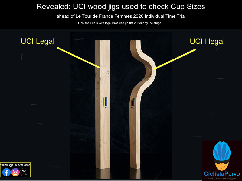 Revealed: UCI wood jigs used to check Cup Sizes