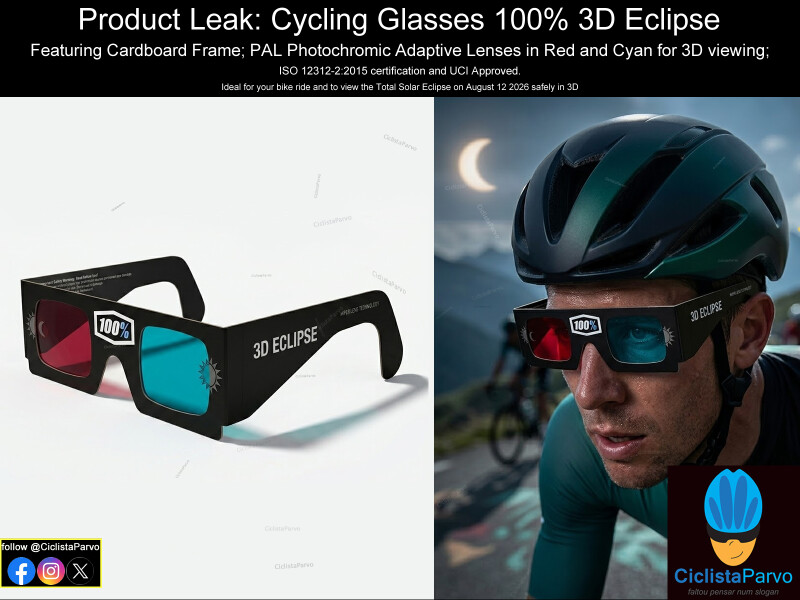 Product Leak: Cycling Glasses 100% 3D Eclipse